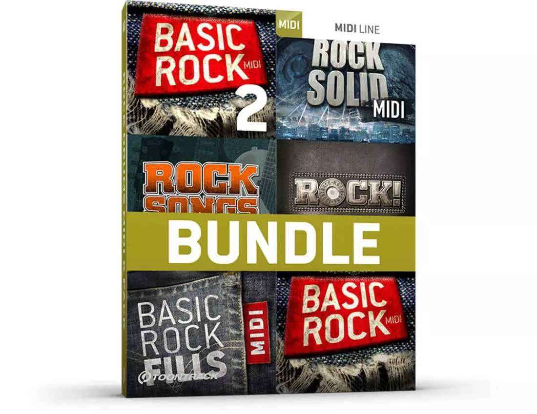 Rock Drums MIDI 6 Pack - Download