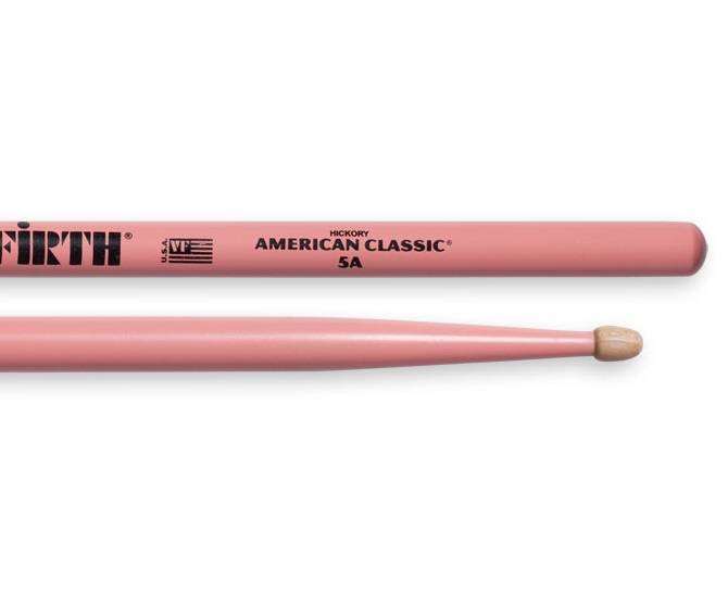 Vic Firth 5A American Classic (Hickory/Wood Tip) - Pink