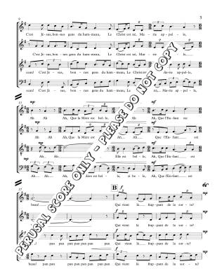 Un Flambeau! Jeannette, Isabelle - Blemont/Saboly/Christian - SATB