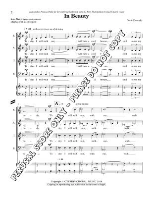 In Beauty - Donnelly - SATB