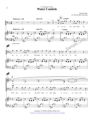 Water Canticle - Estelle/Armstrong - SATB
