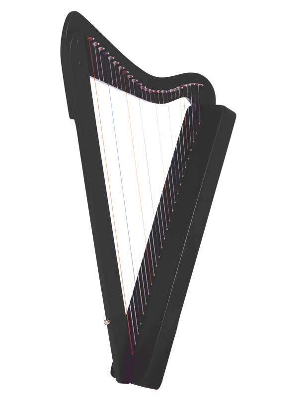 Harpsicle 26-string Harp - Black