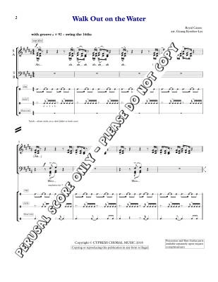 Walk Out on the Water - Royal Canoe/Kroeker-Lee - SATB