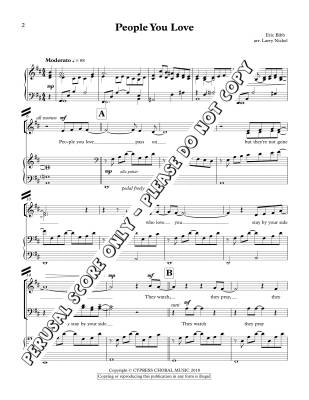 People You Love - Bibb/Nickel - SATB