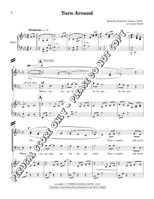 Turn Around - Belafonte/Nickel - SATB