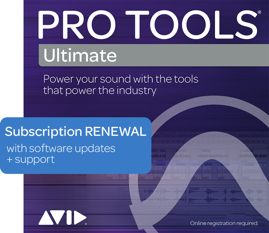 Pro Tools | Ultimate 1-Year Subscription Renewal (Boxed)