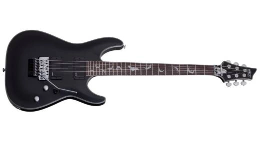 Schecter - Damien Platinum-6 FR Electric Guitar - Satin Black