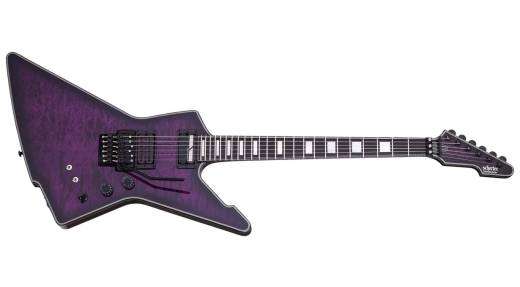 Schecter - E-1 FR S Special Edition Electric Guitar - Trans Purple Burst