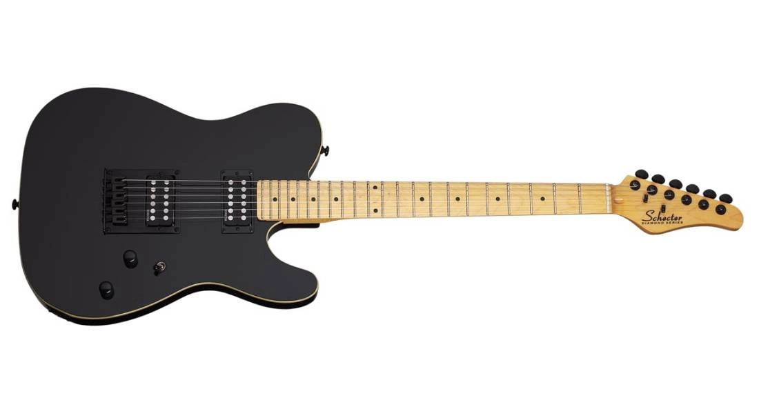 Retro Series PT Electric Guitar - Gloss Black