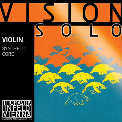 Vision Solo Violin Single D String 4/4 - Pure Silver Wound