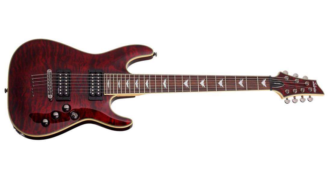 Schecter Omen Extreme-7 7-String Electric Guitar - Black Cherry