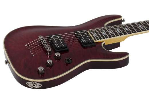 Omen Extreme-7 7-String Electric Guitar - Black Cherry
