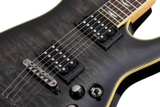 Omen Extreme-6 Electric Guitar - See-Thru Black