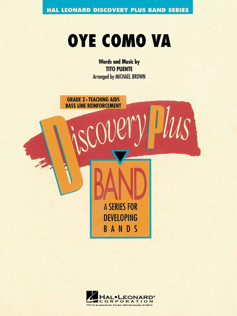 Oye Como Va - Puente/Brown - Concert Band - Gr. 2