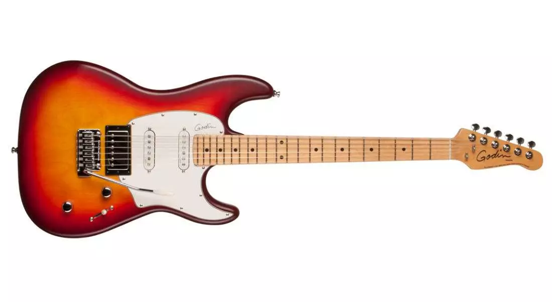 Session SG - Cherry Burst w/ Maple Fingerboard