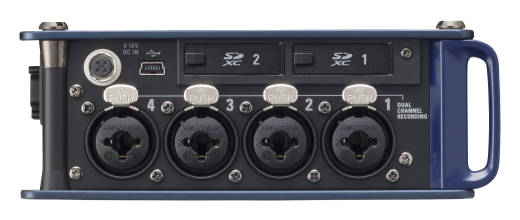 F8n 16/24-bit 10-in/4-out Multi-Track Field Recorder