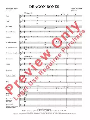 Dragon Bones - Bankston - Concert Band - Gr. 1.5