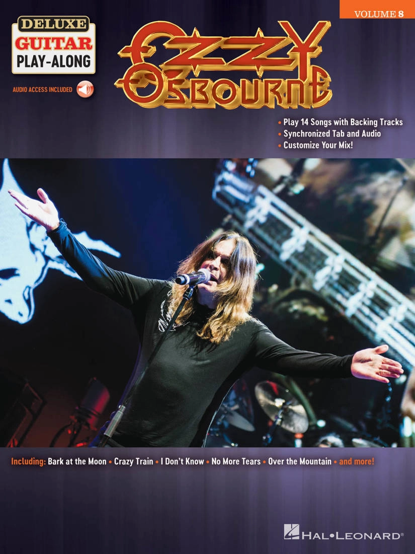 Ozzy Osbourne: Deluxe Guitar Play-Along Volume 8 - Guitar TAB - Book/Audio Online