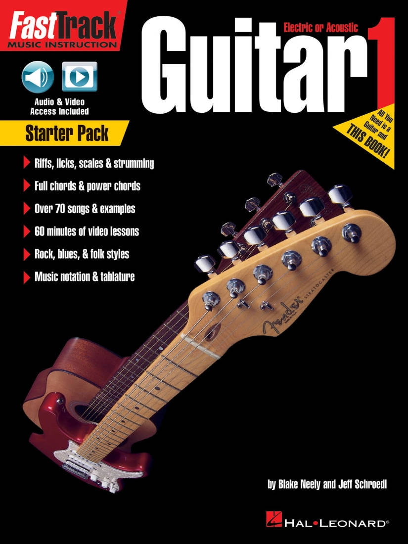 FastTrack Guitar Method: Starter Pack - Neely/Schroedl - Guitar TAB - Book/Media Online