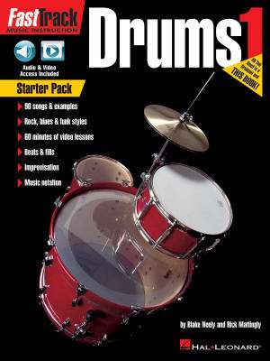 FastTrack Drum Method: Starter Pack - Neely/Mattingly - Drum Set - Book/Media Online