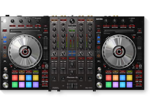 Pioneer DJ - DDJ-SX3 4-channel DJ Controller for Serato DJ Pro