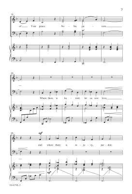 Make Us Instruments of Your Peace - Satie/Schubert/Shafferman - SATB/SAB