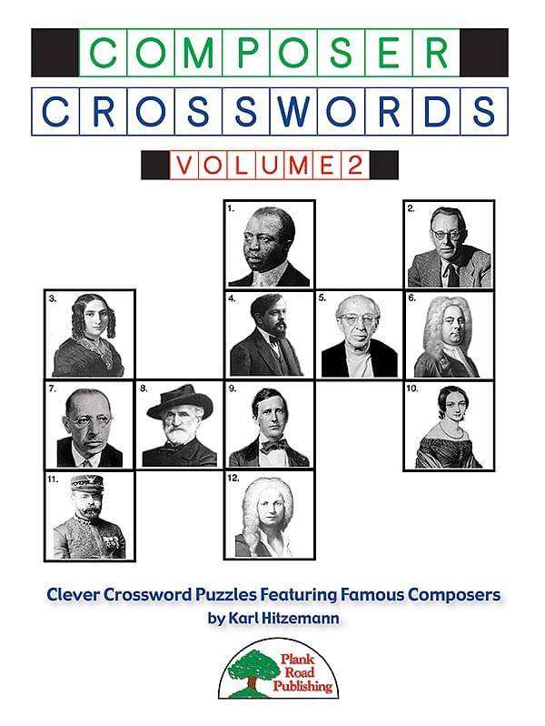 Composer Crosswords, Volume 2 - Hitzemann - Book (Reproducible)