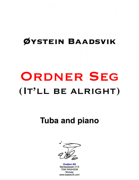 Ordner Seg (It\'ll be alright) - Baadsvik - Tuba/Piano