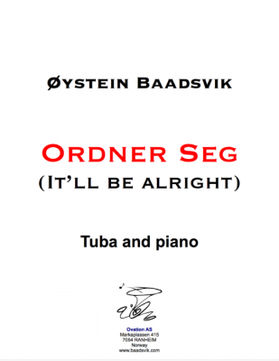 Cimarron Music Press - Ordner Seg (Itll be alright) - Baadsvik - Tuba/Piano