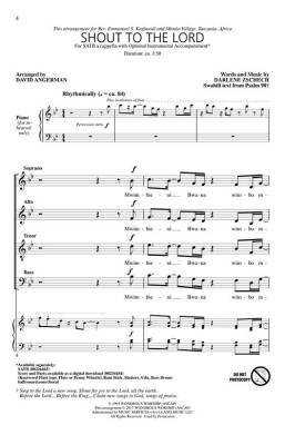 Shout to the Lord - Zschech/Angerman - SATB