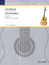 Schott - 24 Estudios - Ferrer/Franke - Classical Guitar - Book
