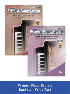 Premier Piano Express, Books 3 & 4 (Value Pack)