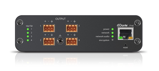 ANI4OUT 4-Channel Dante Mic/Line Audio Network Interface-Out w/BLOCK Connectivity