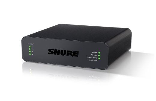 Shure - ANI4OUT 4-Channel Dante Mic/Line Audio Network Interface-Out w/BLOCK Connectivity