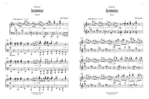 Jazzamatazz - Springer - Piano Duet (1 Piano, 4 Hands) - Sheet Music