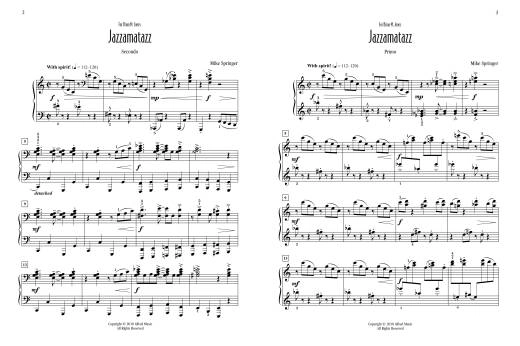 Jazzamatazz - Springer - Piano Duet (1 Piano, 4 Hands) - Sheet Music