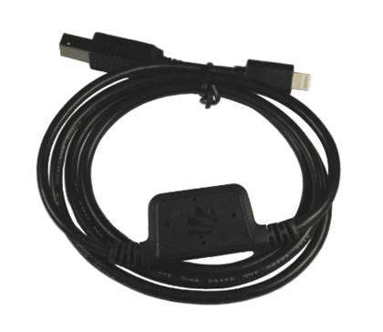 Inline Lightning to USB-B Cable