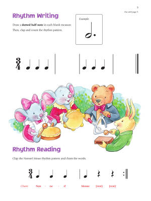 Music for Little Mozarts: Rhythm Speller, Book 3 - Piano - Book