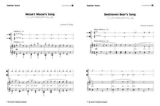 Music for Little Mozarts: Rhythm Ensembles & Teaching Activities - Piano - Book