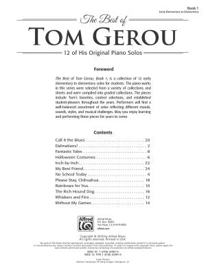 The Best of Tom Gerou, Book 1 - Piano - Book