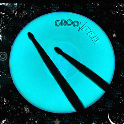 Groovpad SkyGlow Glow-in-the-Dark Drum Practice Pad