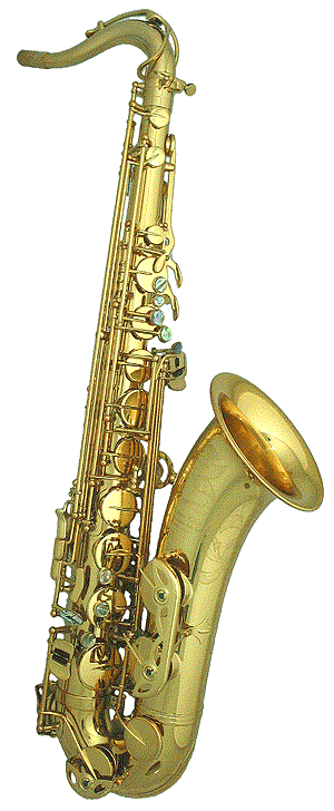 PMXT-66RGL - Rolled Tone Hole Tenor Sax - Gold Lacquer