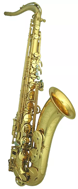 PMXT-66RGL - Rolled Tone Hole Tenor Sax - Gold Lacquer