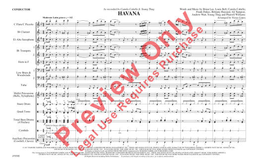 Havana -  Lopez - Marching Band - Gr. 2.5