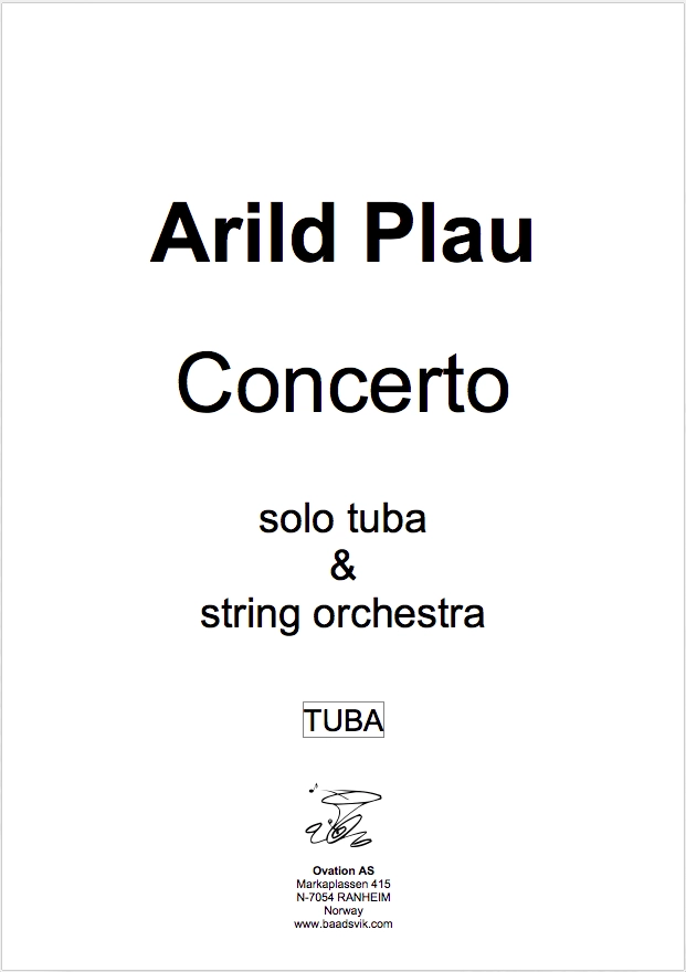 Concerto - Plau - Solo Tuba/Piano