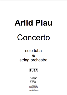Cimarron Music Press - Concerto - Plau - Solo Tuba/Piano