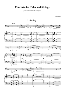 Concerto - Plau - Solo Tuba/Piano