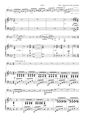 Concerto - Plau - Solo Tuba/Piano