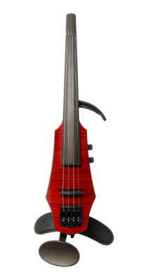 WAV 5-String Electric Violin - Transparent Red