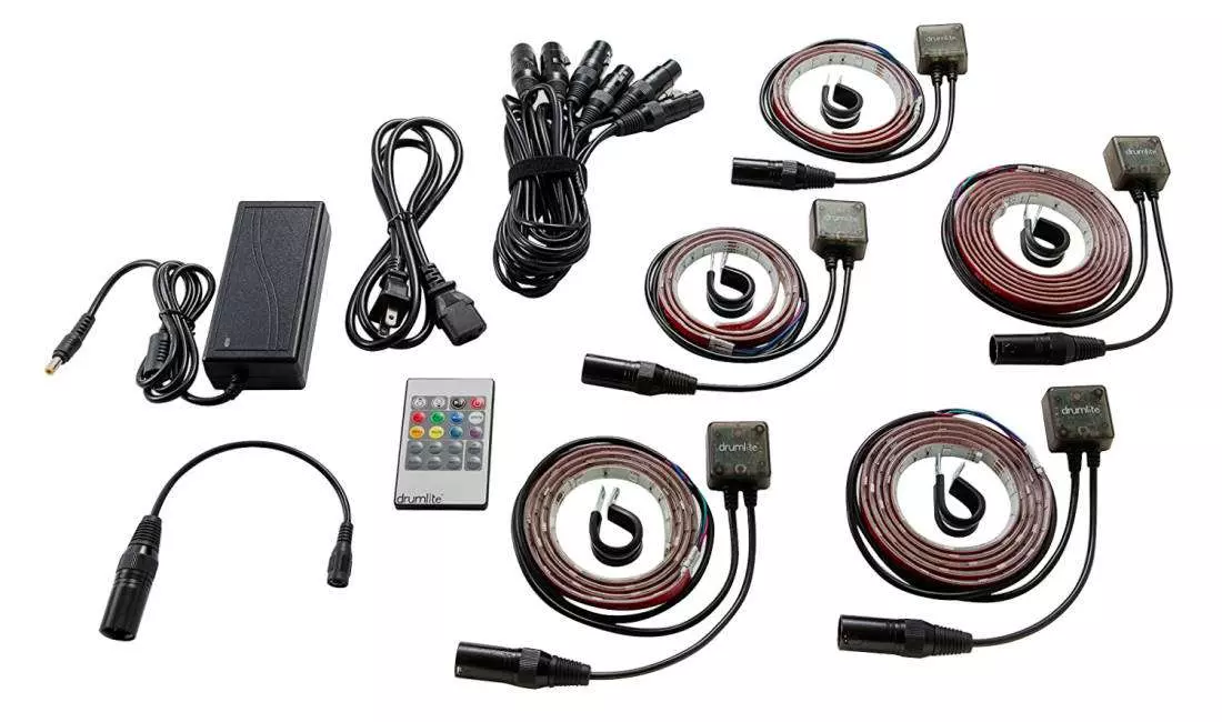 LED Lighting Starter Pack for Full Drum Kit w/ Triggers